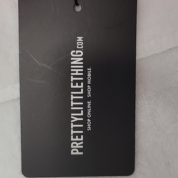 NWT PrettLittleThing Pink Crinkle 2 Piece Bikini - Picture 6 of 9